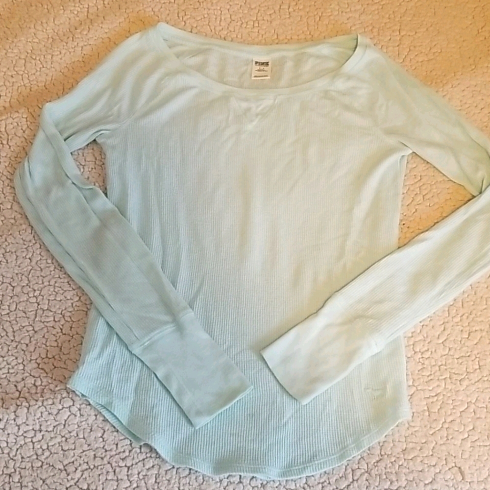 Victoria's Secret PINK long sleeve thermal tee